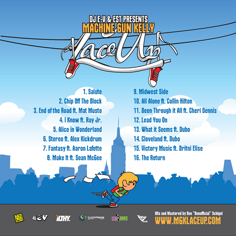 Machine Gun Kelley - Lace Up Mixtape Back Cover