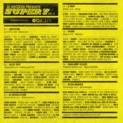 mixtape back cover