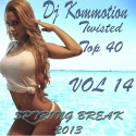 Twisted Top 40 14 (Spring Break 2013) mixtape cover art