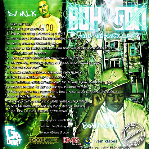 DJ MLK Bohagon The Victory Lap Back Cover