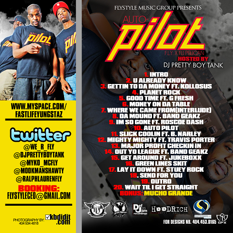 DJ Pretty Boy Tank FLY Auto Pilot Back Cover