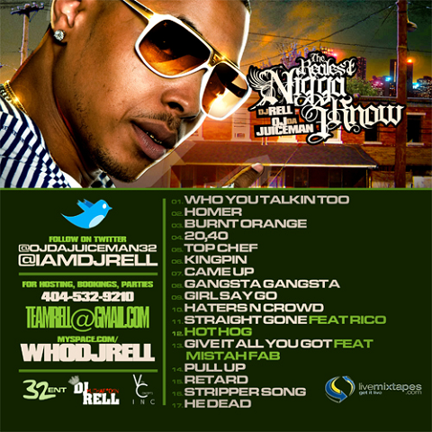 DJ Rell OJ Da Juiceman The Realest Nigga I Know Back Cover
