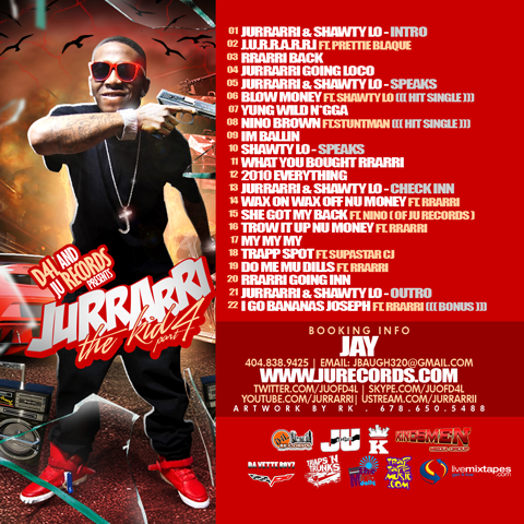 Jurrarri The Kid 4 Back Cover