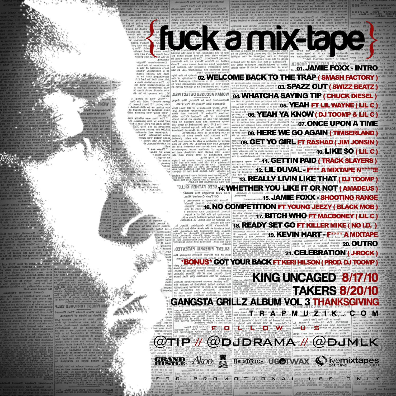 T I Fuck A Mixtape Mixtape Hosted By Dj Drama Dj Mlk