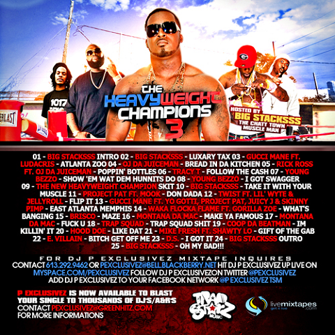 The Heavyweight Champions 3 Back Cover