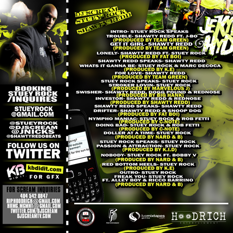 Stuey Rock Shawty Redd Jekyll Hyde Back Cover