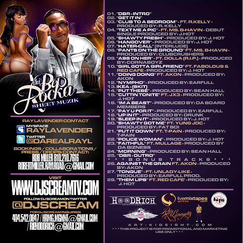 Ray Lavender - Da Bed Rocka (Sheet Muzik) Mixtape Hosted by DJ Scream